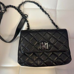 Badgley Mischka Black Quilted Bag